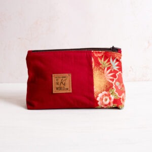 Pochette fatta a mano con stoffa in stile giapponese