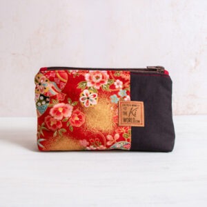 Pochette fatta a mano con stoffa in stile giapponese